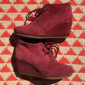 TOMS Desert Wedge Bootie